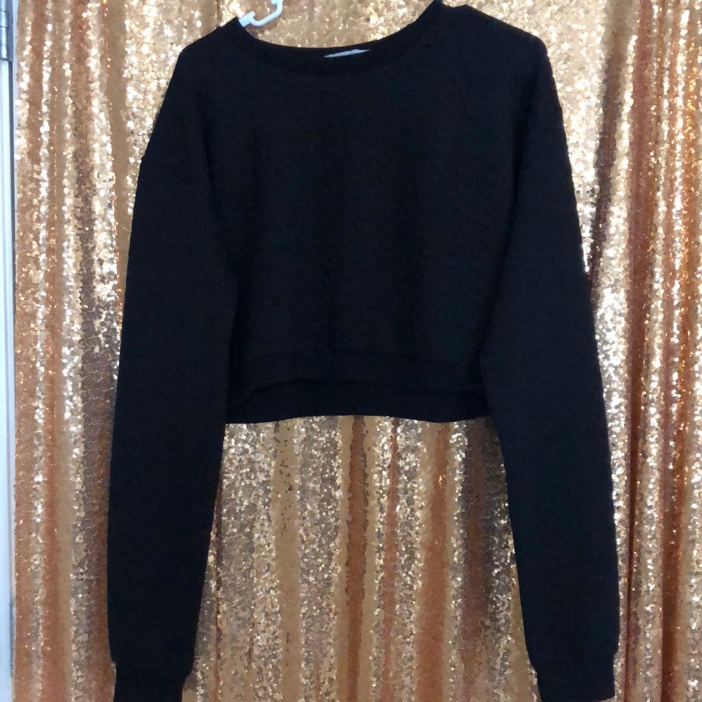 Crop Top Sweater - Rain drop, CROP top!